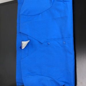 Landau Scrub Top Royal Blue Style 8232 XS